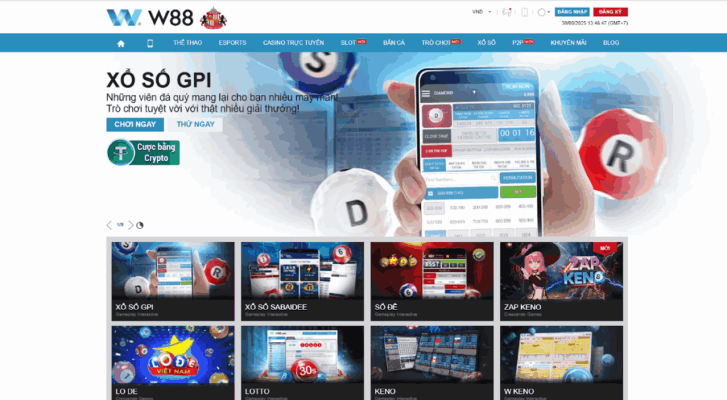 xổ số GPI W88